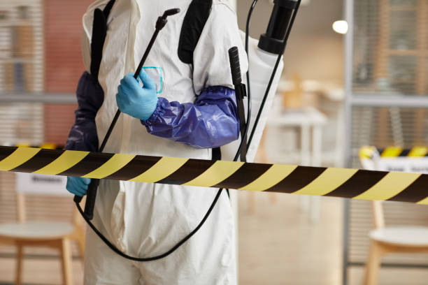 Professional Sewage Cleanup technician working in Egan, SD